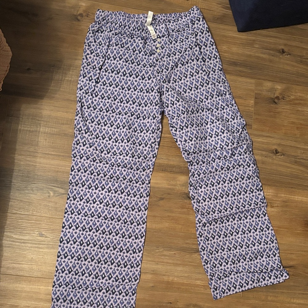 Purple Geometric Patterned Pajamas